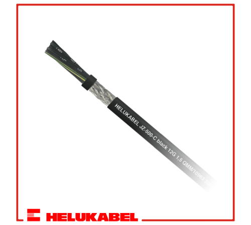 Кабели контрольные JZ-500 -C black (3G1 qmm) 10951 HELUKABEL
