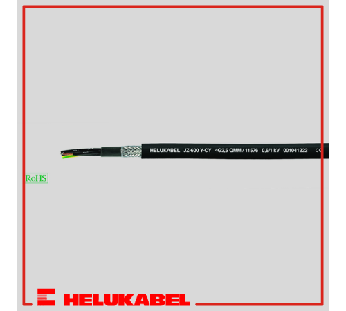 Кабель OZ-600-Y-CY2x0,75 qmm 11489 HELUKABEL