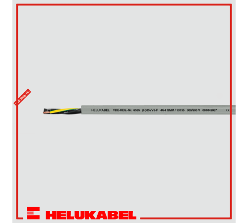 Кабель H05VV5-F (N)YSLYO-JZ) (4G4 qmm) 13135 HELUKABEL