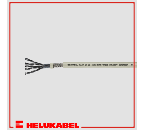 Кабель для телефонии PAAR-CY-OZ (2x2x1 qmm) 17023 HELUKABEL