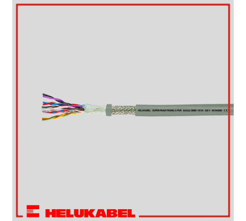 Кабель для телефонии SUPER-P-TR-C-PUR (3X2X0.5 QMM) 19121 HELUKABEL