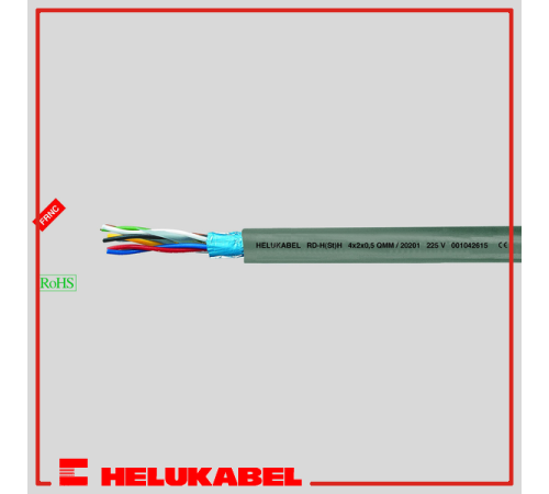 Кабели для телефонии и передачи данных RD-H(ST)H Bd (2x2x1 qmm) 20216 HELUKABEL