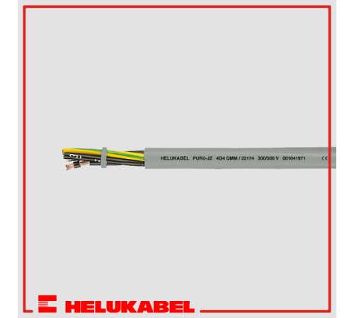 Кабель PURO-JZ grau (4G2.5 qmm) 22166 HELUKABEL