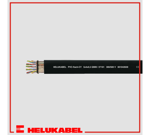 Кабель PVC-flach-CY (4G10 qmm) 27097 HELUKABEL