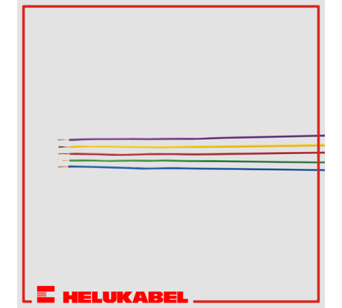 Провод H05 V-U RING (1X0.5 QMM ROT) 28765 HELUKABEL