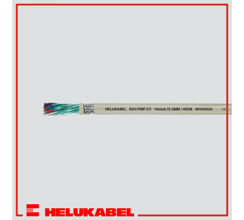 Кабель EDV-PiMF-CY8x2x0,75qmm 43535 HELUKABEL