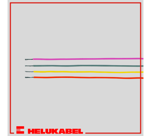 Провода монтажные PUR-EINZELADERN (16 QMM SW) 50771 HELUKABEL