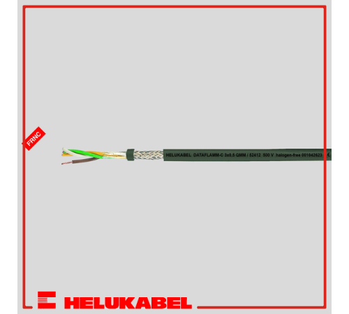 Кабель DATAFLAMM-C (2X0.75 QMM) 52423 HELUKABEL
