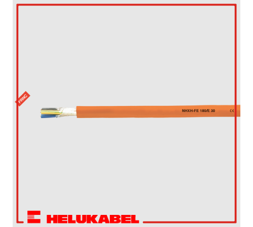 Кабель (N)HXH-FE 180/E 30 (3X2.5 RE ORANGE) 52722 HELUKABEL