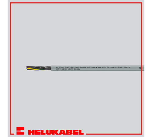 Кабель JZ-603 MULTINORM (5G1 qmm/AWG18) 83674 HELUKABEL