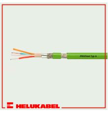 Кабель PROFInet тип A 2x2xAWG22/1 PVC green(0) Хелукабель 800653