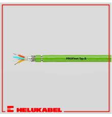 Кабель HELUKAT PROFInet Typ C (2x2xAWG22/7 PUR gn) Хелукабель 800655