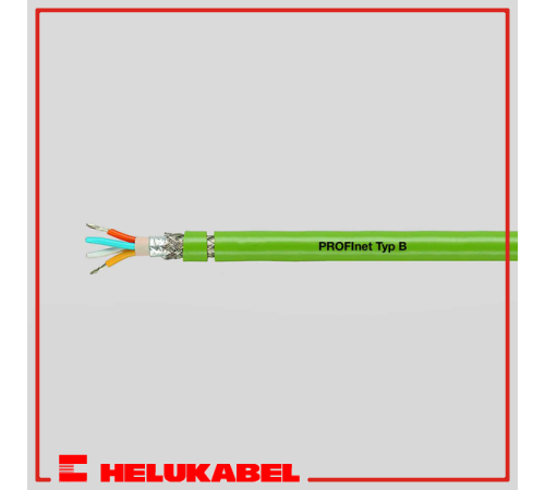 Кабель HELUKAT PROFInet Typ C (2x2xAWG22/7 PUR gn) 800655 HELUKABEL