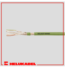 Кабель для телефонии SF/UTP 4x2x0,15 PUR green (0) Хелукабель 803387