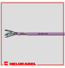 Кабель HELUKAT 500 ( F/FTP 4x2xAWG 23/1 LSZH vi) Хелукабель 803378