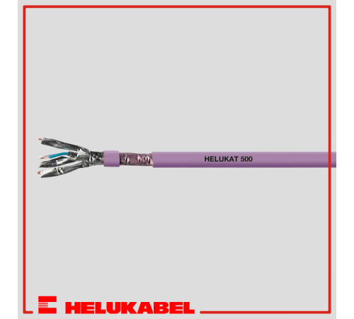 Кабель HELUKAT 500 ( F/FTP 4x2xAWG 23/1 LSZH vi) 803378 HELUKABEL