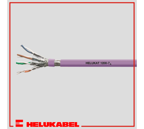 Кабель HELUKAT 1200-7A (S/FTP 4x2xAWG 23/1 FRNC vi) 803380 HELUKABEL