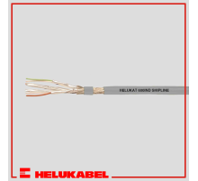 Кабель для передачи данных S/FTP 4x2xAWG 24/7FRNC grey UL (0) Хелукабель 803382