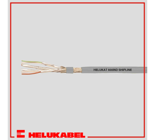 Кабель для передачи данных S/FTP 4x2xAWG 24/7FRNC grey UL (0) 803382 HELUKABEL