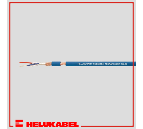 Кабель DMX KABEL (2x0.22 blau) 400031 HELUKABEL