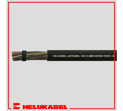Кабель LASTKABEL 18G1,5 QMM SW (300/500 V) 400144 HELUKABEL