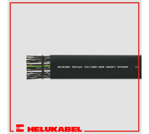Кабель NEO-flach (12G2,5 qmm) 28012 HELUKABEL