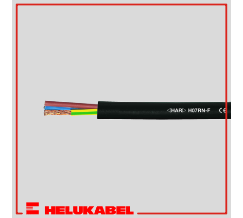 Кабель силовой H07 RN-F5G25 qmm.schwarz 37067 HELUKABEL