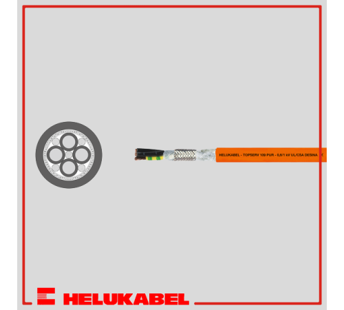Кабель TOPSERV 109 PUR UL/CSA ((4G6) qmm) 75946 HELUKABEL