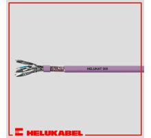 Кабель HELUKAT 500 ( F/FTP 4x2xAWG 23/1 LSZH vi) Хелукабель 803378